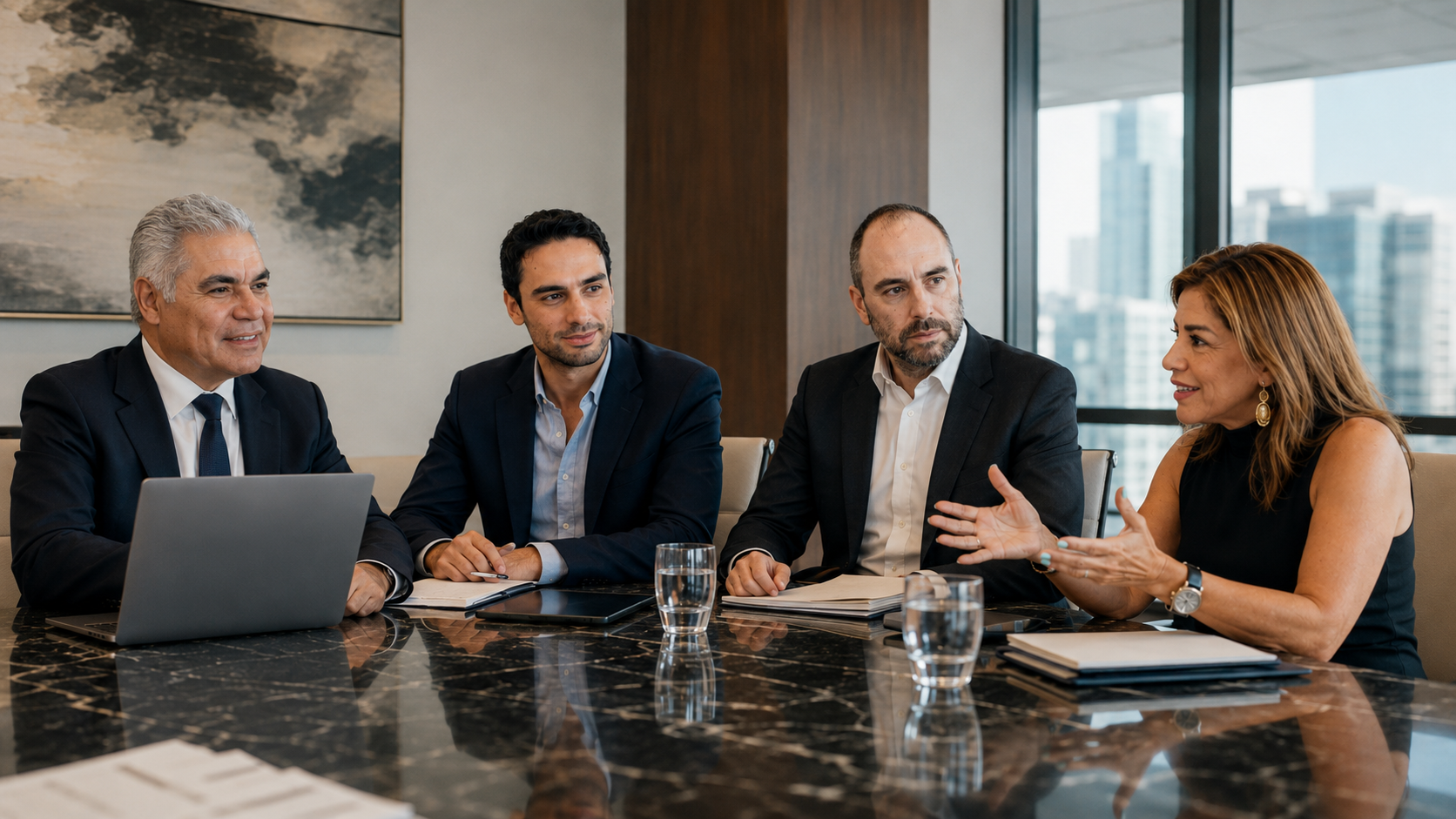 The OCALEAN leadership team